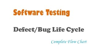 Software Testing  DefectBug Life Cycle  Complete Flow Chart of Defect States [upl. by Airekat]