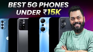 Top 5 Best 5G Smartphones Under ₹15000 Budget⚡May 2023 [upl. by Atil]