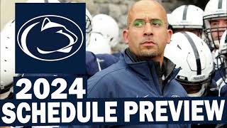 Penn State 2024 Schedule Breakdown [upl. by Aihcrop]