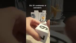 Día 50 cambiando el calendario shorts 2024 calendario fyp 2024 asmr [upl. by Barlow312]