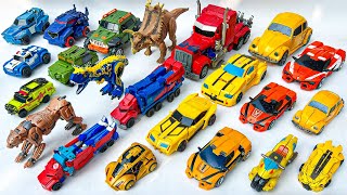 New TRANSFORMERS Robot Disguise OPTIMUS PRIME amp BUMBLEBEE  Rise of Dinosaur Tobot Carbot Cartoon [upl. by Jecoa]