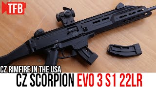 The 22LR CZ Scorpion Evo 3 S1 Finally Makes Its Way to the USA [upl. by Drahser]