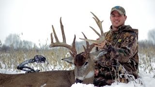 Bowhunting deer through hell to heaven 197quot HogWild buck [upl. by Tobin]