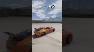 Toyota Supra MK4 VS BMW M3 in FH5😎 forzahorizon5 forza gaming [upl. by Ruhtracm70]