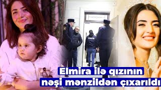 Əhmədin öldürdüyü bacısı Elmira ilə qızının nəşi mənzildən çıxarıldı [upl. by Aenal]