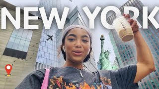 NYC Vlog First time in NEW YORK  solo trip exploring attractions parks boroughs [upl. by Anawak]