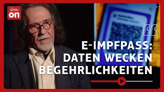 Datenschützer Registerpflicht im EImpfpass gehe zu weit  BLICKWECHSEL Das Nachrichtenmagazin [upl. by Ecilayram]