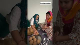 Priya didi n banae gond k laddoo minivlog preganancyvlog dailyroutine villagelife [upl. by Ellenrahs]