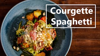 How to make Vegan Courgette Spaghetti  Lazy cook [upl. by Mauretta974]