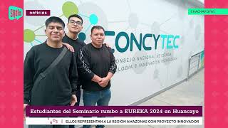 Estudiantes del Seminario rumbo a EUREKA 2024 en Huancayo [upl. by Droffig27]