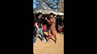 Beatings Beatings Beatings w4 2024 renaissancefaire armor leatherarmor [upl. by Harbert]