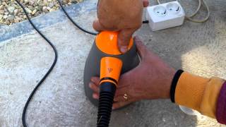 Steam Cleaner  Unboxing and Cleaning Clatronic [upl. by Akela]