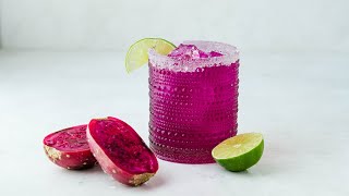 How To Make A Prickly Pear Margarita [upl. by Labina]