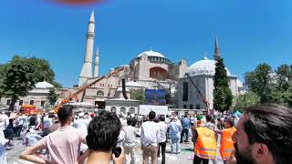 Ayasofya ilk Sela  ilk Cuma Selası 24072020 [upl. by Aschim]