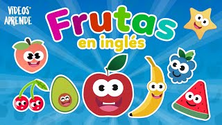 Frutas en inglés  Fruits in English  Videos Aprende [upl. by Lemkul]