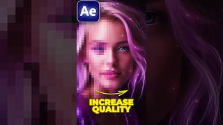 How to INCREASE VIDEO QUALITY in After Effects aftereffects [upl. by Nylirahs]