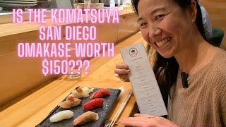 Komatsuya 150 Omakase Walkthrough [upl. by Mosnar]