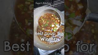 New Paneer Manchow Soup Recipe for Winters Shorts [upl. by Aihsirt]