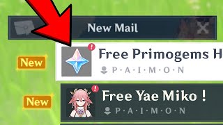 MORE FREE PRIMOGEMS Mihoyo to Hoyoverse FREEBIES [upl. by Leesen]