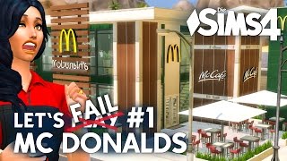 McDonalds Restaurant Eröffnung  Die Sims 4 Gaumenfreuden Lets Play 1 deutsch [upl. by Hayila426]