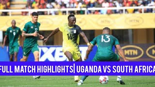 FULL MATCH HIGHLIGHTS  UGANDA VS SOUTH AFRICA  AFCON HIGHLIGHTS trending ugandacranes [upl. by Madelin]