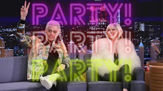 New Years Eve 2021 2022 Miley Cyrus and Pete Davidson shorts [upl. by Otho981]