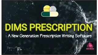 DIMS PRESCRIPTION offline prescription software for PC [upl. by Brunhilda]