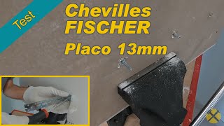 Test  Chevilles Fischer plaque de plâtre BA13 [upl. by Carlock]