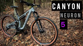 Canyon Neuron 5  pierwsze wrażenia z jazdy🚴🏻‍♂️Najlepszy full suspension do 10 tys zł🤔 [upl. by Arot]