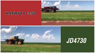 Teste da Estabilidade das Barras  Novo Patriot CASE IH vs JD [upl. by Val994]