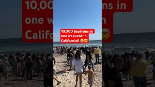 Ten thousands baptisms in California 🤯😭 revival jesus baptism [upl. by Waal758]