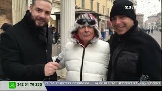 Telestense  Interviste in Piazza Castello a Ferrara  CAPODANNO 2024 [upl. by Shulem]