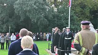 Remembrance Sunday Cowes Isle of Wight 10th November 2024 [upl. by Nosydam]