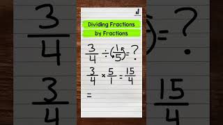 Dividing Fractions by Fractions  Math with Mr J Shorts [upl. by Aniretac]