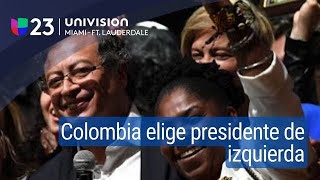 Petro será el primer presidente de izquierda de Colombia opiniones divididas en el sur de Florida [upl. by Lowery523]