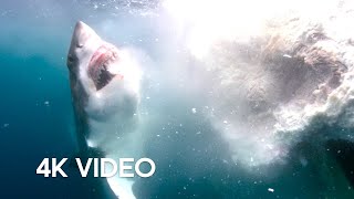 Sharks Feast On Whale  4K UHD  Blue Planet II  BBC Earth [upl. by Namie]