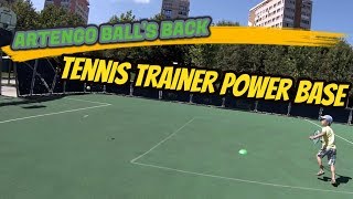 ARTENGO BALLS BACK  Tennis Trainer power base [upl. by Aikaj639]