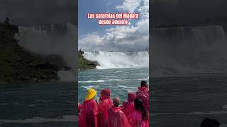 Las cataratas del Niagara desde adentro cataratas falls niagarafalls [upl. by Rodina]