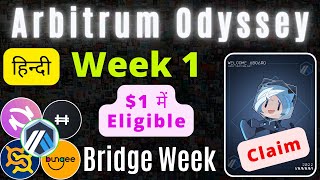 Arbitrum Odyssey Bridge Week Week 1  A Total of 17 Different NFTs Will be Available [upl. by Vipul]