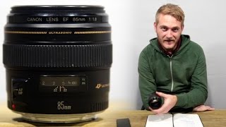 Canon EF 85mm f18 USM lens  Normal Review with samples [upl. by Ennirok]