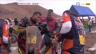 Rally Dakar 2015  Etapa 8 de Motos y Cuatriciclos Resumen  120115 1 de 4 [upl. by Questa161]