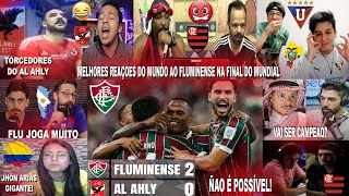 REAÇOES DA IMPRENSA DO MUNDO AO FLUMINENSE 2X0 AL AHLY FINALISTA DO MUNDIAL GOLS DO ARIAS E KENNEDY [upl. by Lennahc313]