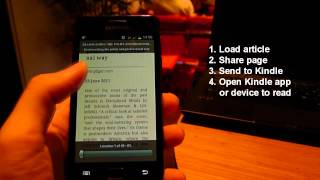 Push to Kindle Send web articles to your Kindle [upl. by Bunce]