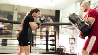 Juliana Velasquez  MMA Training [upl. by Einotna]