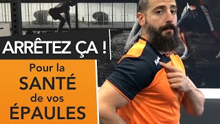 6 EXERCICES À ÉVITER pour la santé de vos épaules  🏋️‍♀️🏋️‍♂️ [upl. by Eddi695]