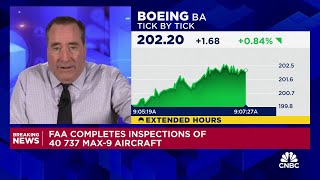 FAA completes inspections of 40 Boeing 737 MAX9 aircraft [upl. by Eicrad733]