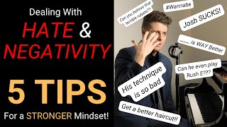 5 Steps For Dealing with HATE amp NEGATIVITY amp How To Improve Your Mindset [upl. by Enaamuj]