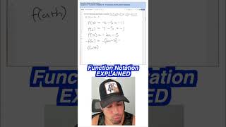 Function Notation  EXPLAINED [upl. by Jobey]