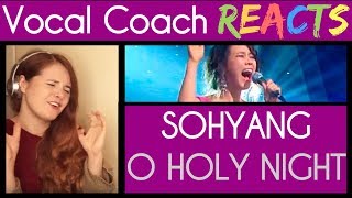 Vocal Coach Reacts to So Hyang singing O Holy Night [upl. by Ardnayek]