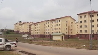 DOUALA  64 LOGEMENTS SOCIAUX LIVRÉS [upl. by Evatsug]